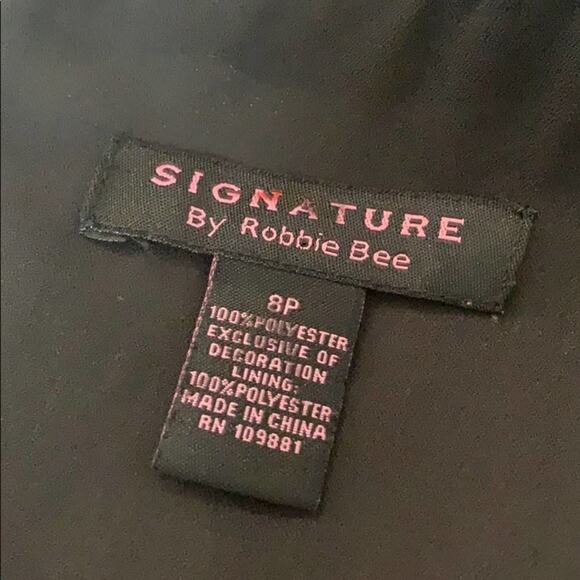 SIGNATURE BY ROBBIE BEE OMBRÉ SHEATH DRESS‎ Sz 8 P - Picture 7 of 9